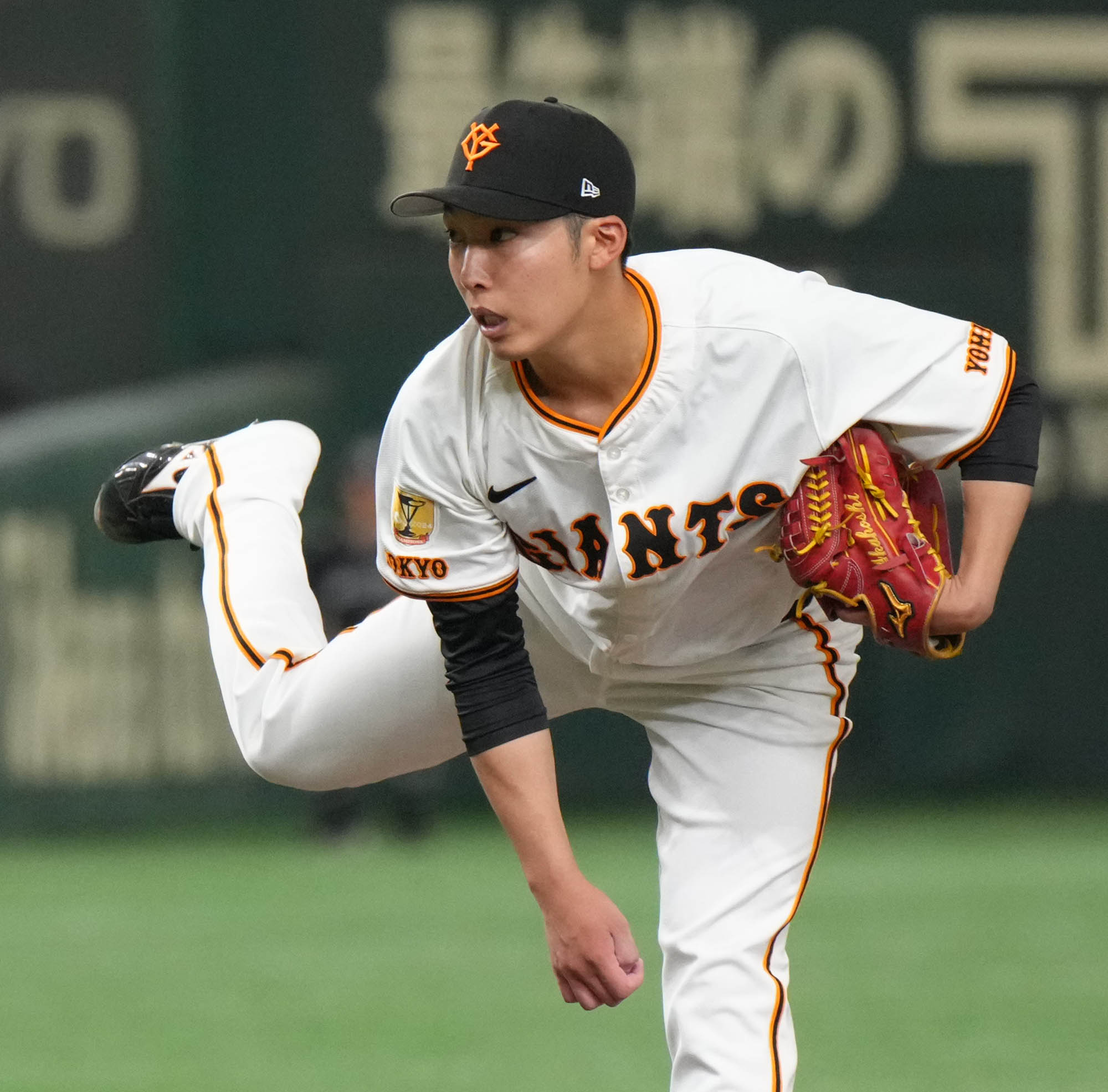 ジャイアンツ 巨人 赤星 優志 フェイスタオル 2枚セット 侍 未開封 読売ジャイアンツ 赤星優志 プレーヤーズ大判竹うちわ