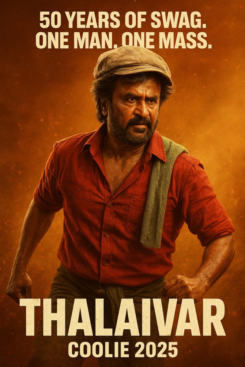 The_Paati_Shelf's tweet image. 🔥 Thalaivar at 50 years in cinema – still unstoppable!
💥 Coolie smashes records with ₹158 Cr in 3 days.
🎶 Anirudh’s beats, Rajini’s swag = Festival mode activated! #Coolie2025 #TamilCinema #blockbusterkingdom #Thalaivar @rajinikanth #Anirudh @anirudhofficial @RajiniFollowers