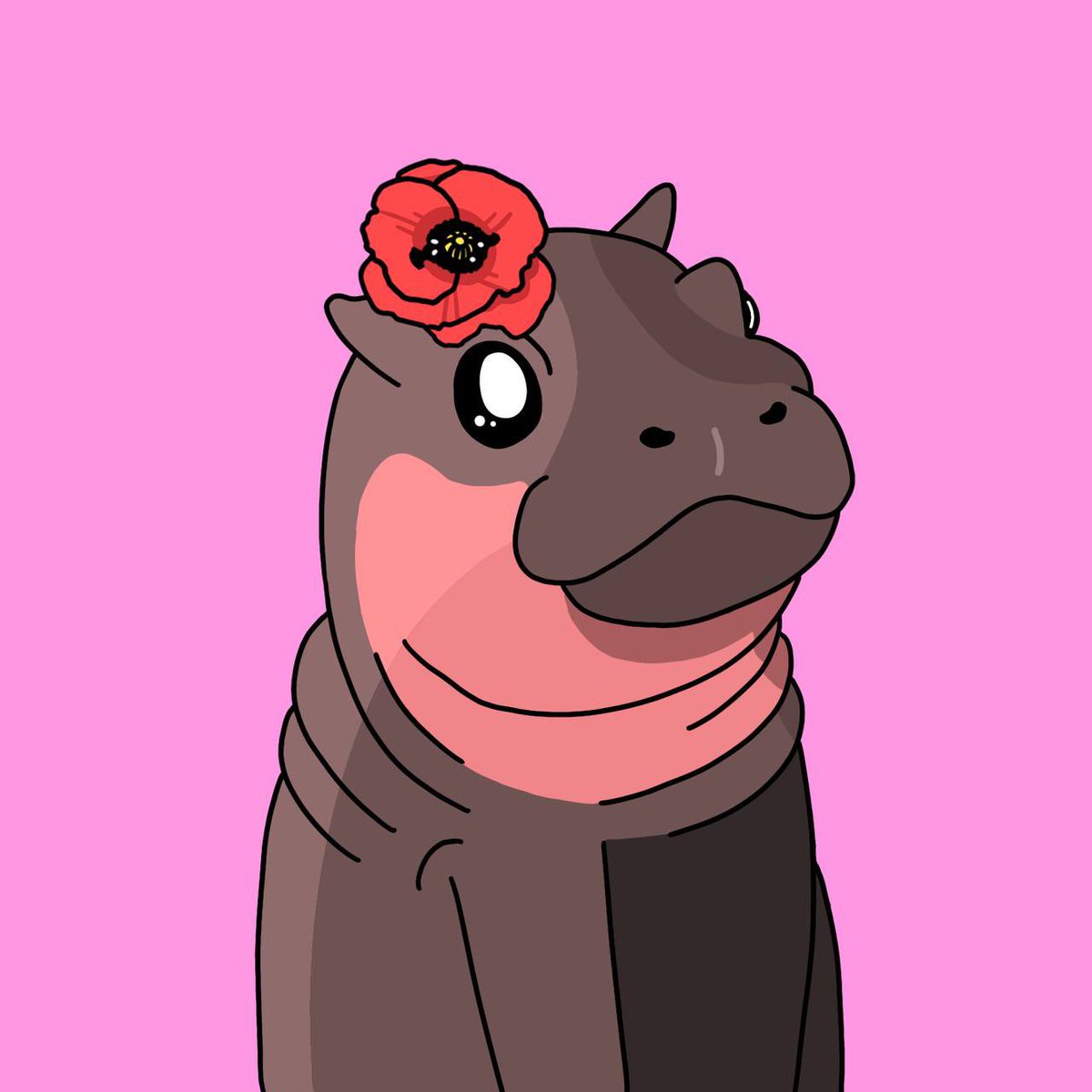 Poppy The Pygmy Hippo 🇺🇸 🦛 🌺 tweet media