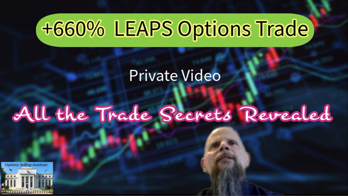 jimtrainer41's tweet photo. ๐ฅ I recorded a PRIVATE YouTube Video.
๐ง It's a mini Boot Camp on Technical Analysis.
๐It covers a REAL life example (not a hypothetical could-have trade), of a 600+% winning trade we held for 111 days and made Thousands of $ on.
0โฃ I am making it FREE to whoever wants to view it.
๐ All I ask is please like, comment AND repost this and I will DM you the access link.
โ
You can have it for reference to go back to whenever you want.
๐ต๏ธโโ๏ธRemember, there are those that "talk about trading" and those that REALLY trade and show receipts.
๐๏ธโโ๏ธI hope you learn so much, and you remember to text a follow up on how you used what you learned.
#OptionsSellingInstitute