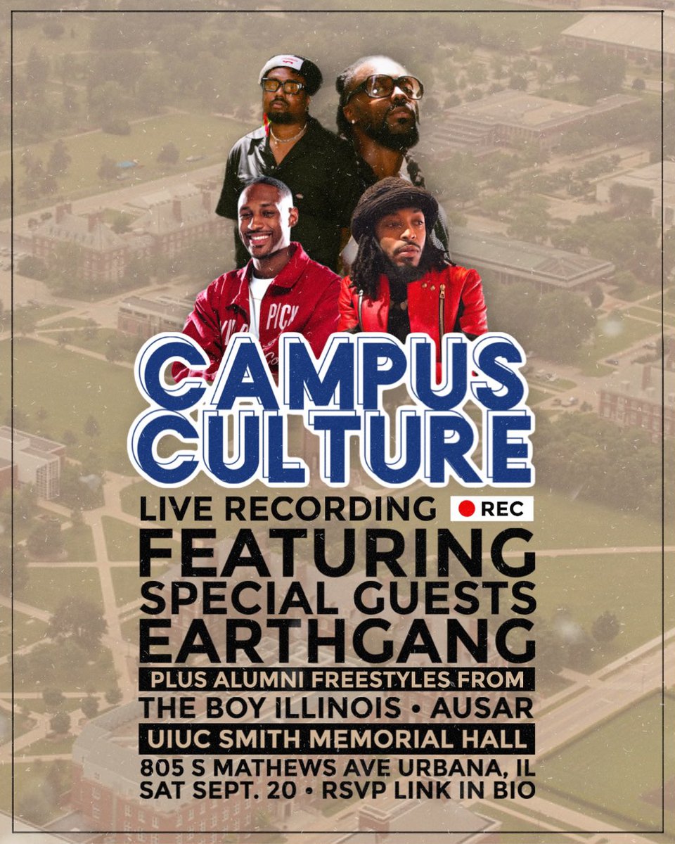 RSVP FREE at the link to see the live taping of S5E2 with EARTHGANG

shorturl.at/FVtqn