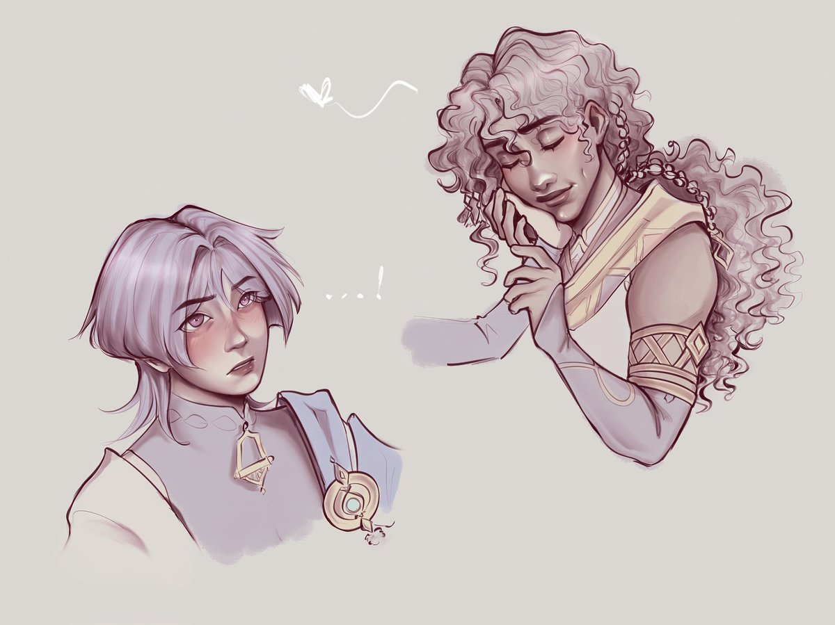 SCARA HAS FALLEN IN LOVE
(also, sethos' face is referenced from an art i found on Pinterest, i asked permission from the artist~)
#sethoscara