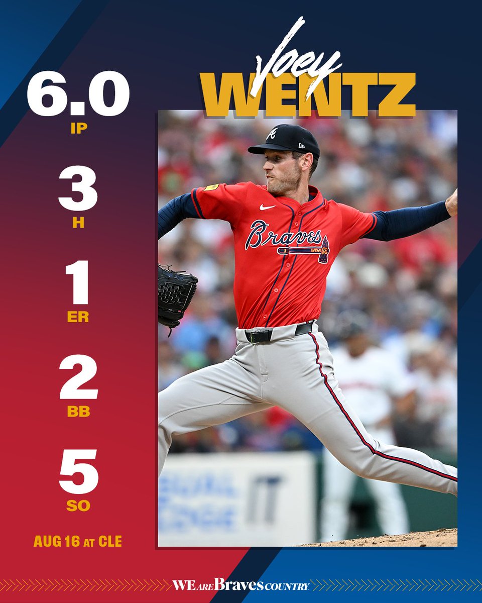 Another solid night for Joey!

#BravesCountry