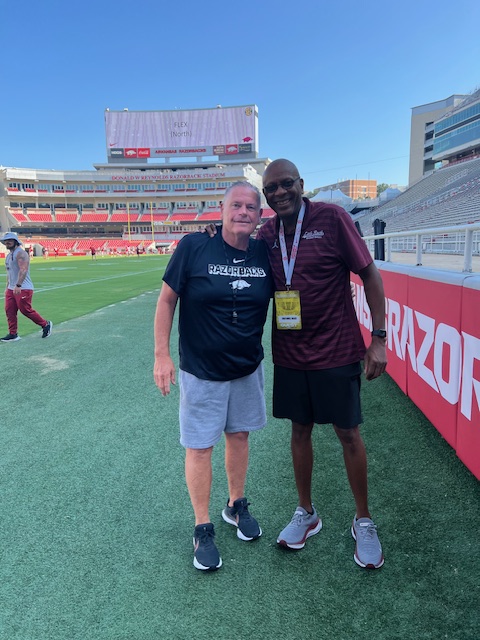 Darrell Walker (@coachwalker_lr) on Twitter photo I had a chance to visit the Razorback football scrimmage today and see head coach Sam Pittman. Coach Pittman loves the Razorbacks. Do not sleep on this team this year. <a href="/RazorbackFB/">Arkansas Razorback Football</a> I had a chance to visit the Razorback football scrimmage today and see head coach Sam Pittman. Coach Pittman loves the Razorbacks. Do not sleep on this team this year. <a href="/RazorbackFB/">Arkansas Razorback Football</a>