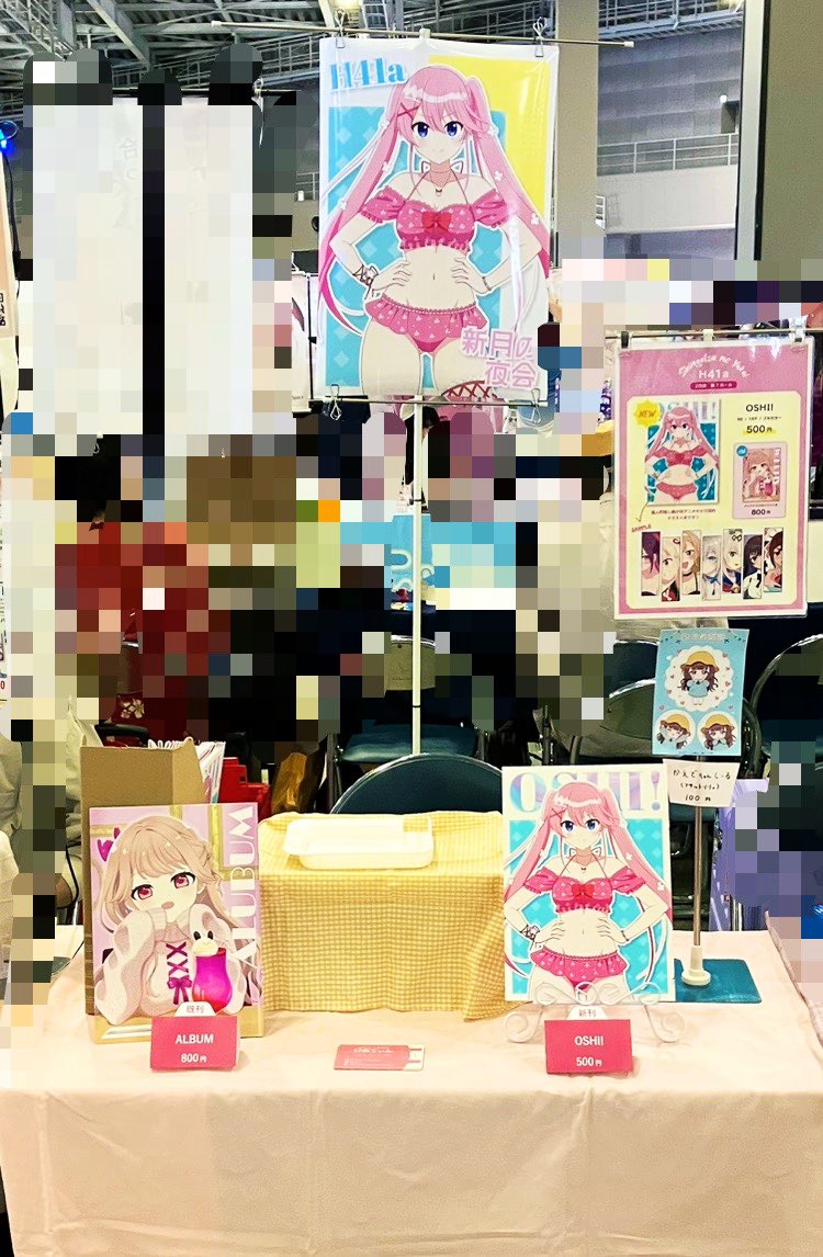 設営完了しました！
謳華ちゃんが目印です〜
2日目もよろしくお願いします！

#C106