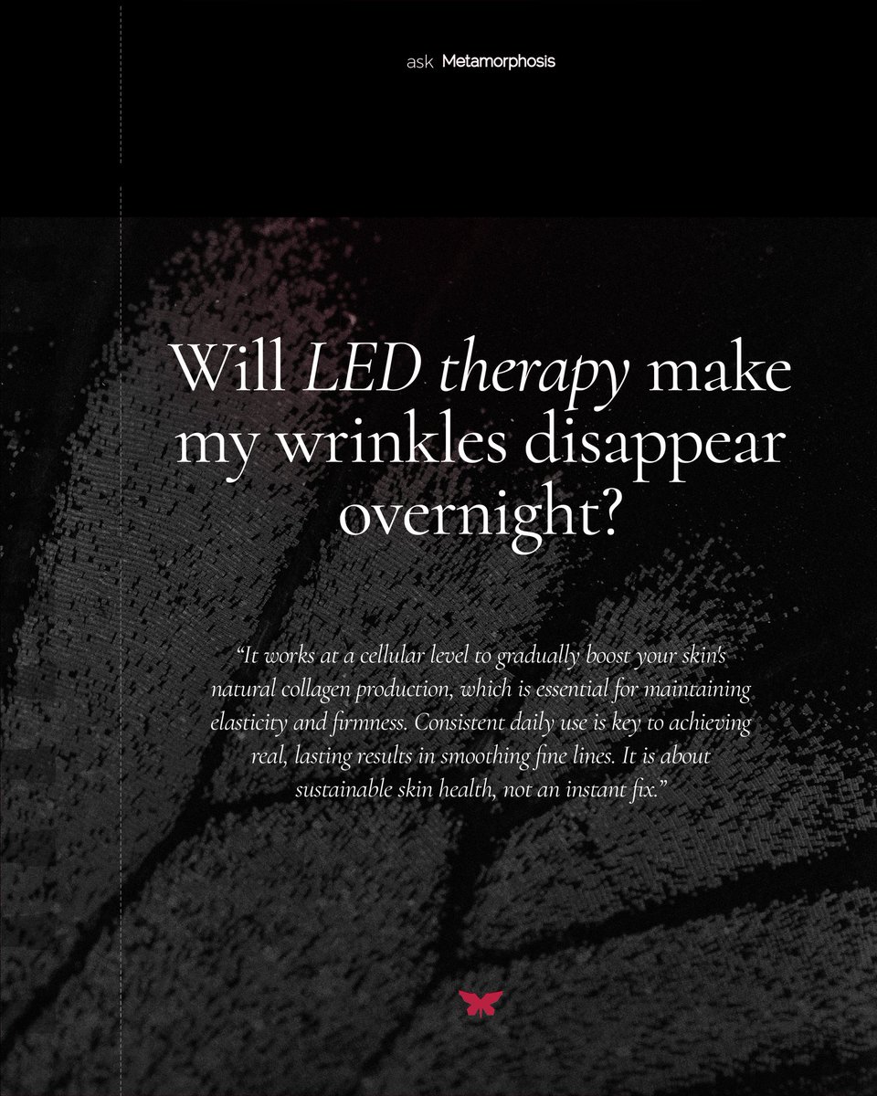 Metalightther's tweet photo. Does LED therapy instantly erase wrinkles? Is it the same as Botox? We are debunking the biggest anti-aging myths. Get the science-backed truth vs. the hype. 
Discover our FDA-cleared solutions -> https://t.co/0txRlKzf0x
#LEDTherapy #SkincareMyths https://t.co/eNeKuaK2B0