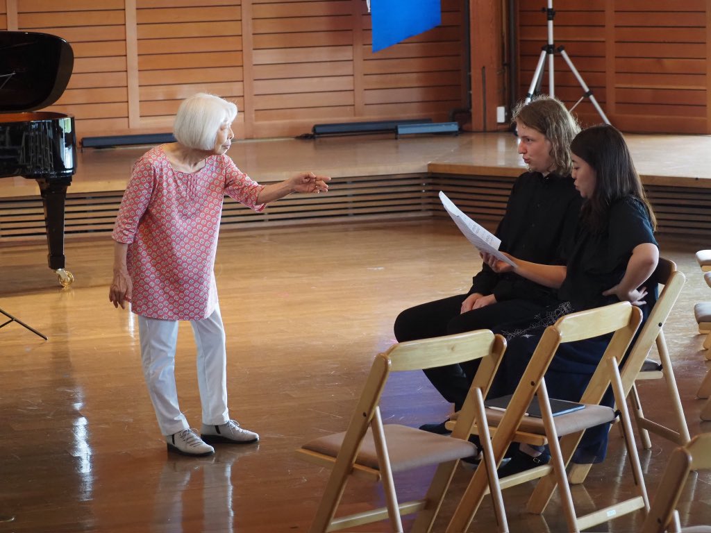 70_klavier's tweet photo. 8/1-8/12にかけて、Seiji Ozawa Festivalのリートデュオ勉強会に、相方Hansと共に参加させていただきました！素敵な仲間との出会い、素敵な音楽の瞬間との出会いにたくさん巡り会えました！

リートは心を豊かにする！♡

大好きな世界にどっぷり浸れた幸せすぎる時間でした！
#2025OMF https://t.co/N1KSX5bb0D