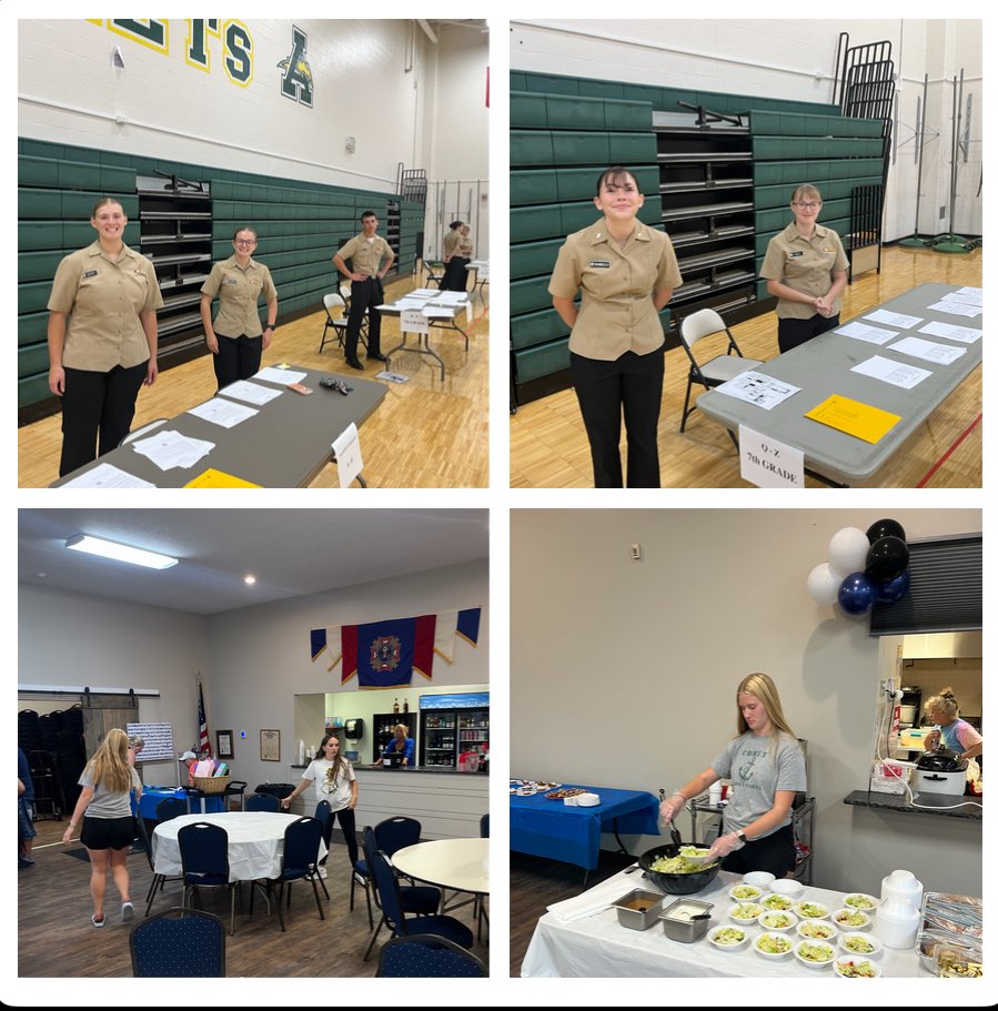 Busy week for NNDCC cadets volunteering at AJH open house and LPD benefit at VFW post 1662.