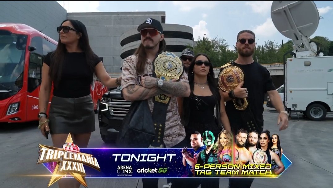 dabeom1991's tweet photo. WWE Judgment day team commute(raquel Rodriguez,dominick mysterio,roxanne perez,finn balor, jd Mcdonagh) #Roxanneperez #FinnBalor #RaquelRodriguez #dominickmysterio #jdmcdonagh #wwe #wweraw #Triplemania33 https://t.co/2z4c4mBBuE
