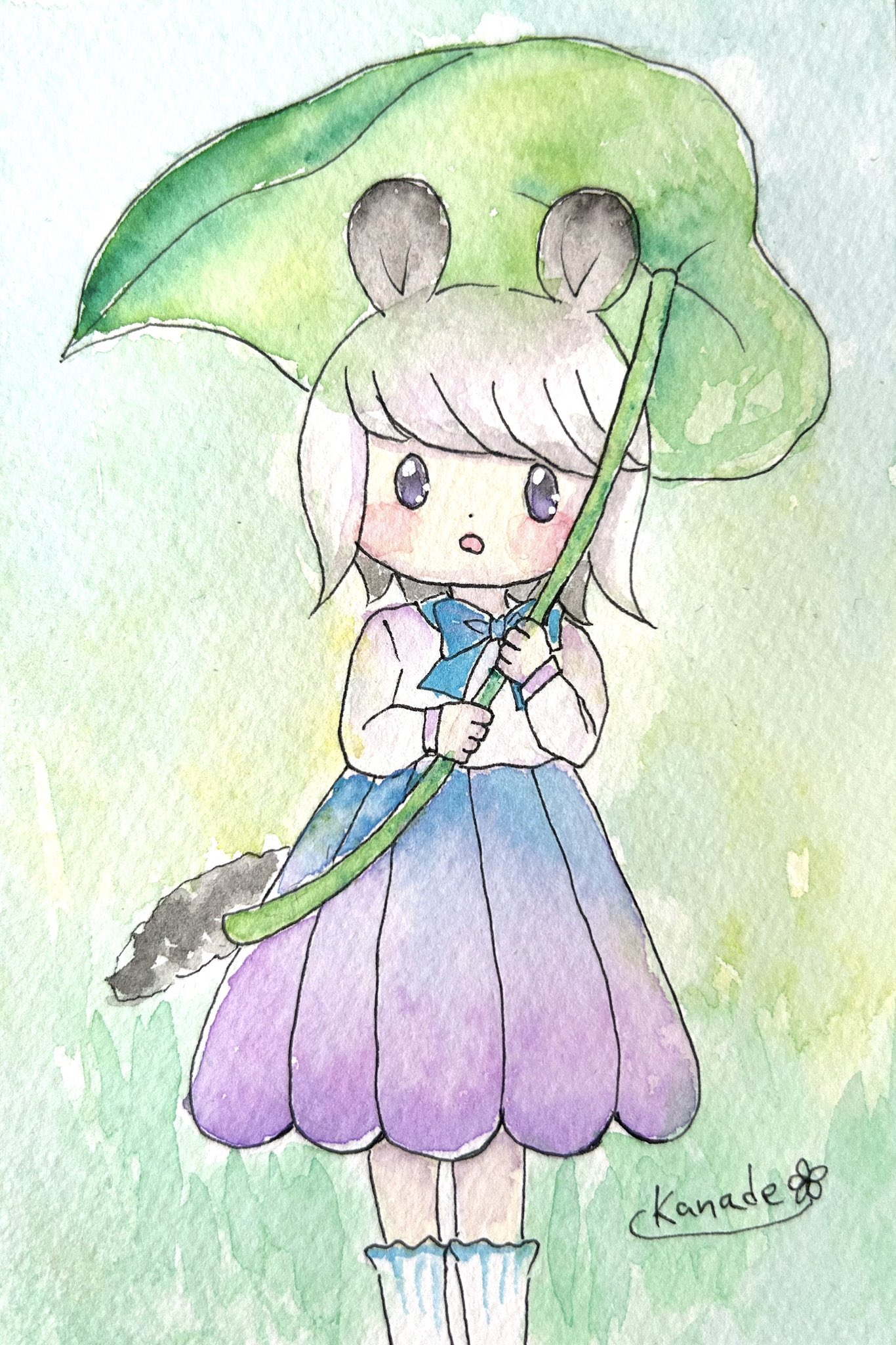かなこ 手描きイラスト 額装原画 3点おまとめ かなこ 手描きイラスト 額装原画 3点おまとめ 創作 手描き