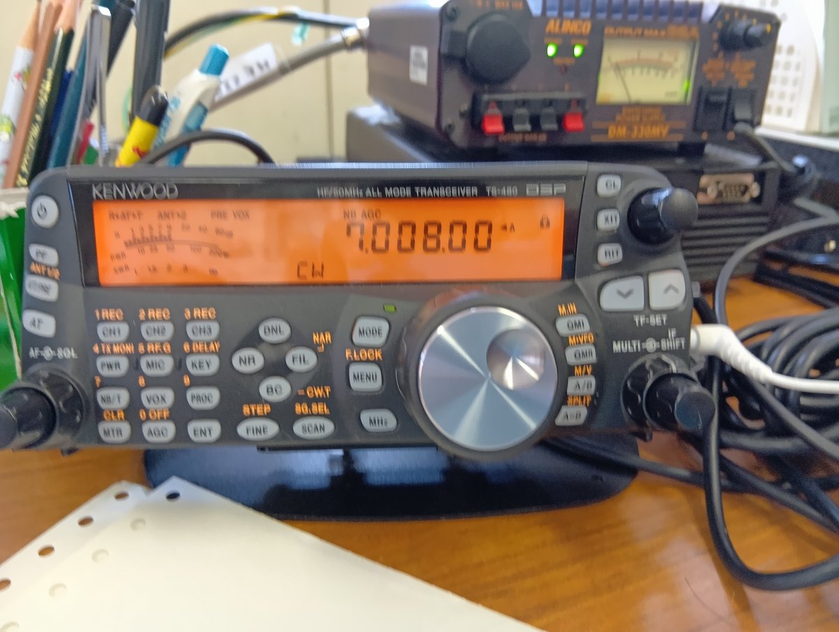 久々にJK1ZAMを運用しています。
最近、コンディションが悪くHFの飛びがあまり良くない事が多い。。。