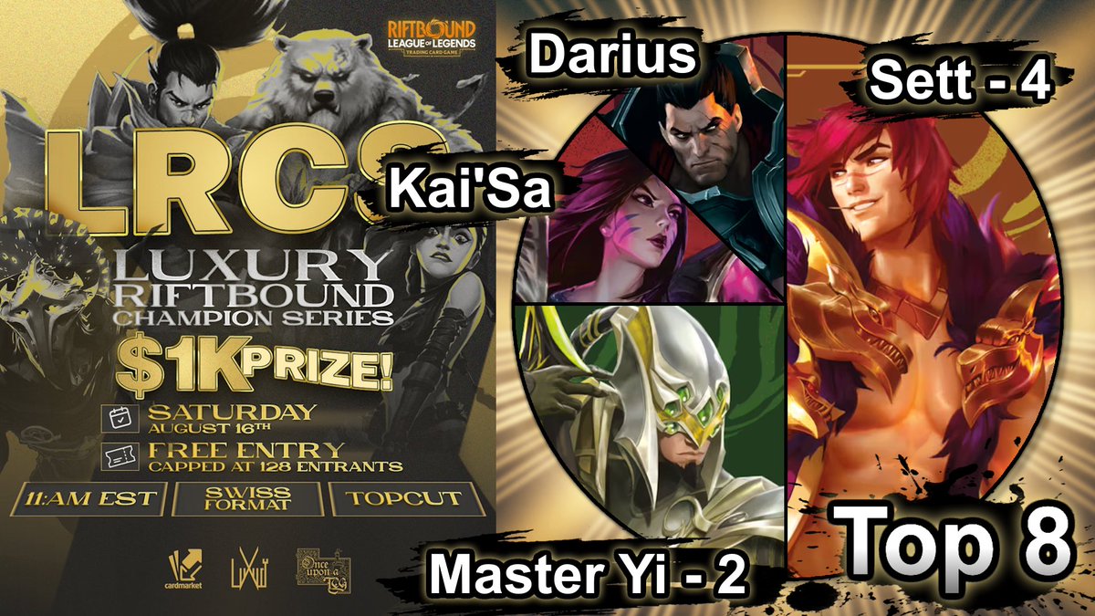 Top 8 BEST DECKS from this weekend's $1,000 #Riftbound tournament hosted by <a href="/LuxuryGamingTv1/">Luxury Gaming</a> 

Subscribe to Riftbound Meta on YouTube to follow the competitive scene for more updates and deck lists!
youtube.com/channel/UCJ0Kv…