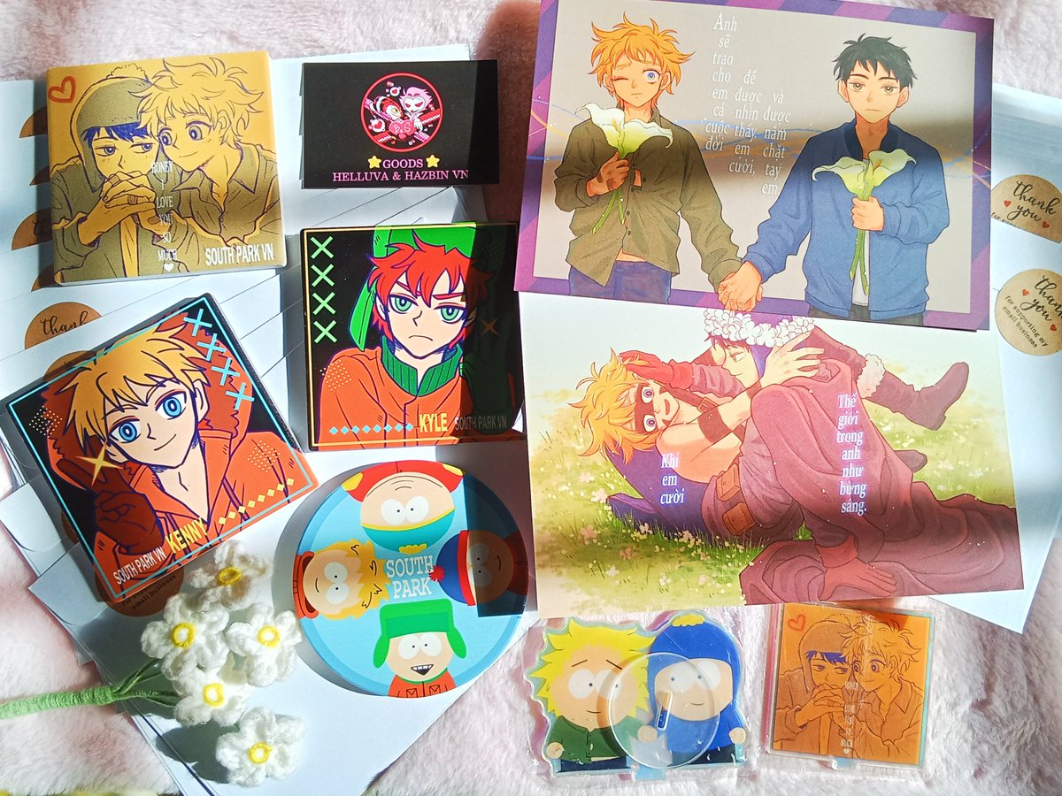 Preparing for an important event in a few hours, I am very excited for the exchange.🥰🌟🌟🌟
#artbyme #tweek #craig #kenny #stan #kyle #cartman #southpark