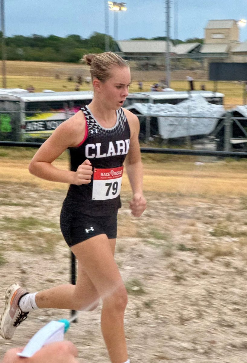Congratulations to Harper Wilson for placing 14th at her first high school varsity cross country meet! 💖