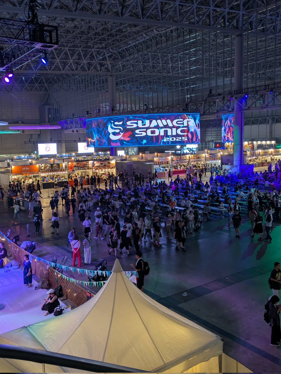 サマソニ歩き疲れた
無事帰還