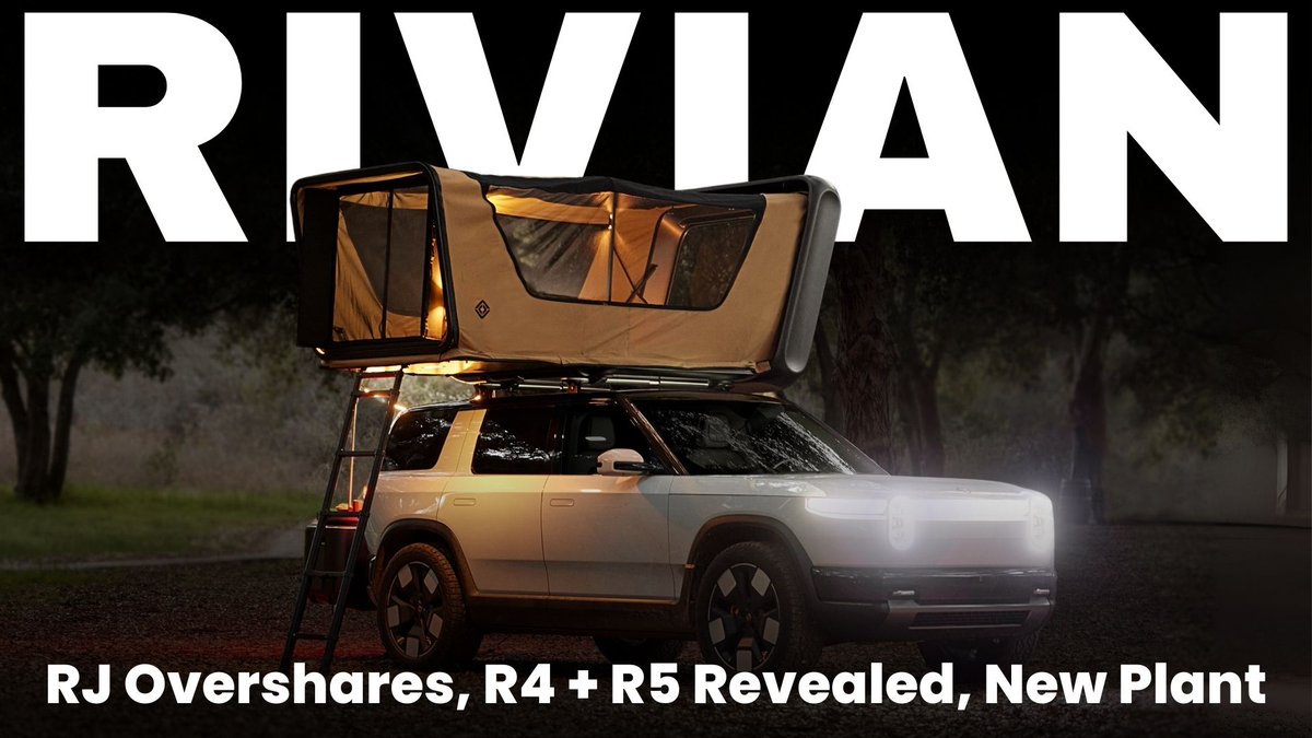 RJ Scaringe just sat down with Daniel Tosh—and seriously, he might’ve said too much.
R4, R5, an insane e-bike, $175K Pebble Beach R1S, and more.

Full Rivian breakdown this week: youtu.be/v4KoYc36pD0