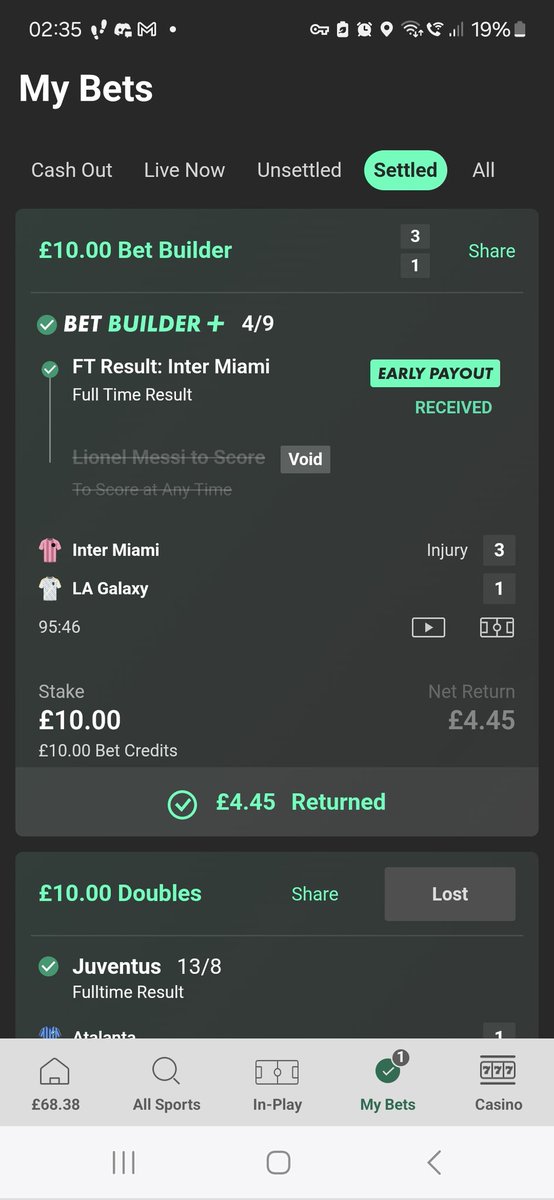 vxzor_'s tweet photo. @bet365help Can you explain why my original odds have been reduced and not paid to me as #Messi𓃵 has scored. https://t.co/jL3FH8qpMf