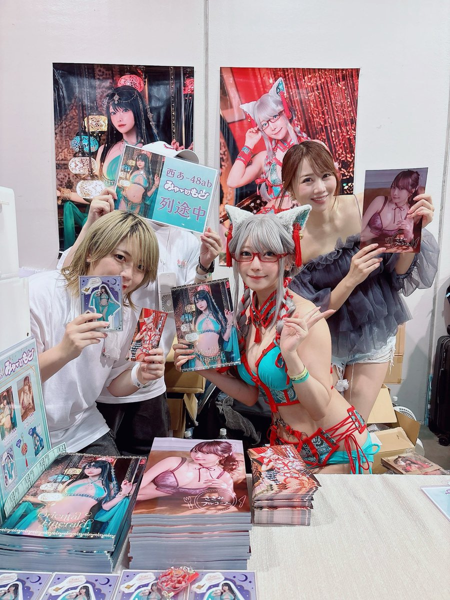 #みゃーのもと
設営完了しました！！

西あ-48ab(西2ホール)
にてお待ちしてます✨️ https://t.co/8SEiT5i2NX