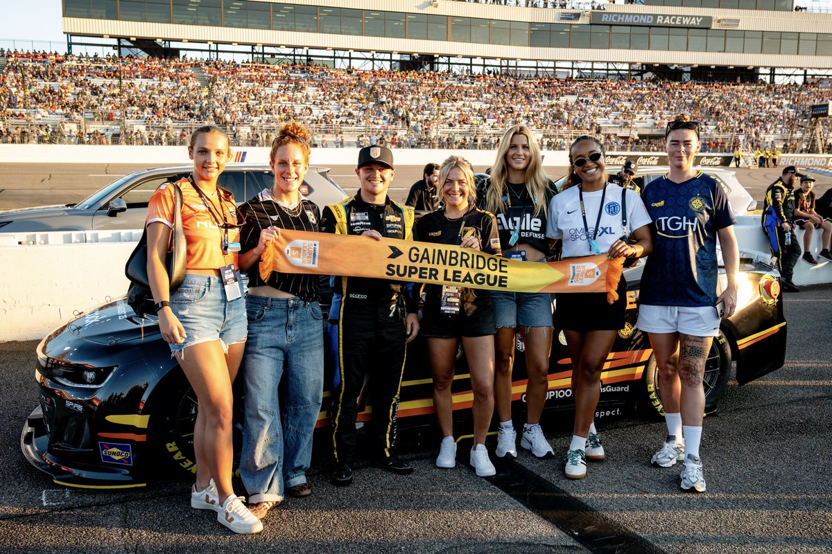 USL Super League (@uslsuperleague) on Twitter photo The collab you didnโt know you needed โฝ๏ธx๐๏ธ
Our players ๐๐๐ฉ ๐ฉ๐๐ ๐๐ง๐๐ at Richmond Raceway for the #CookOut400 with <a href="/Justin_Haley_/">Justin Haley</a> and <a href="/SpireMotorsport/">Spire Motorsports</a>! ๐ The collab you didnโt know you needed โฝ๏ธx๐๏ธ
Our players ๐๐๐ฉ ๐ฉ๐๐ ๐๐ง๐๐ at Richmond Raceway for the #CookOut400 with <a href="/Justin_Haley_/">Justin Haley</a> and <a href="/SpireMotorsport/">Spire Motorsports</a>! ๐