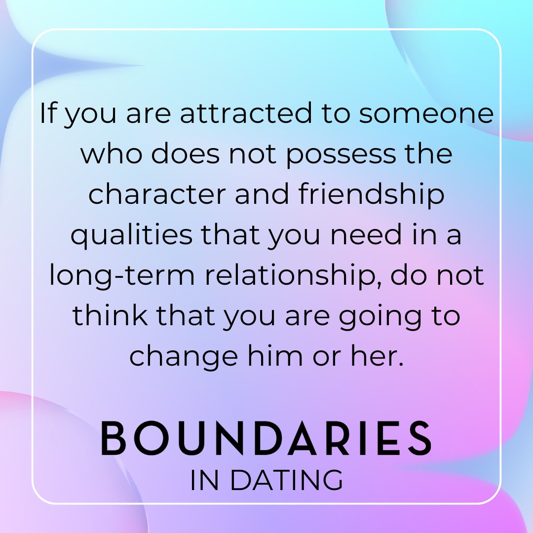👉 Someone has to go deeper because he or she wants to. Get rid of false hope.

Do everything possible to make yourself aware of the reality of the person you are drawn to and the relationship that you have.

▶️ Learn more at boundariesbooks.com.

#BOUNDARIES #dating
