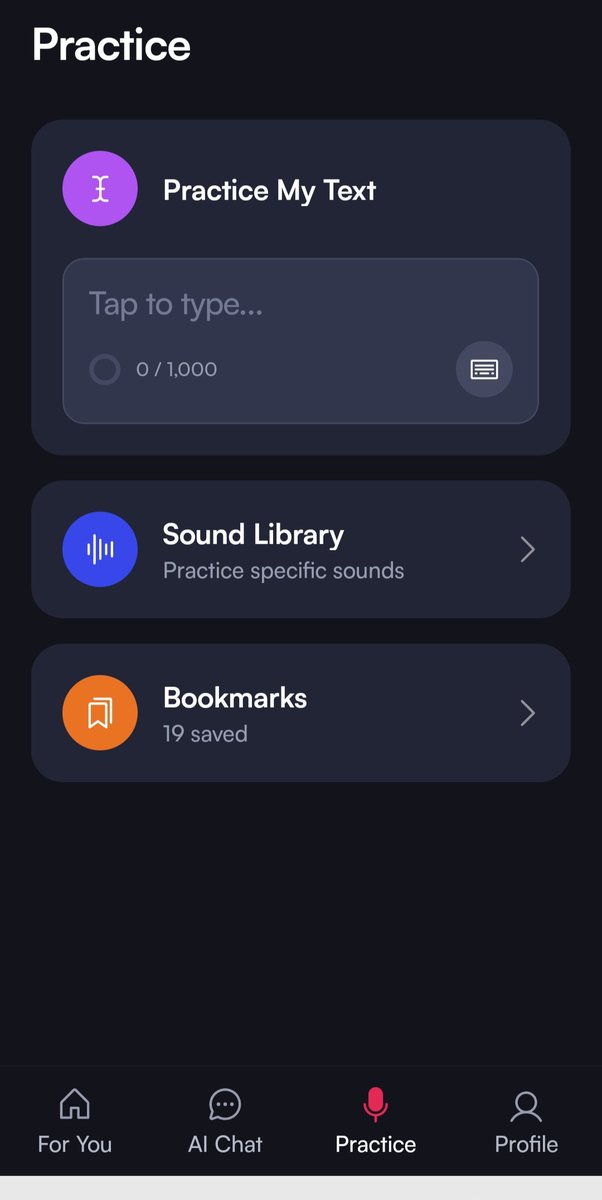 Сүпер АПП шүү👍

Дуудлагаа сайжруулах дадлага хийдэг хамгийн гоё апп-аа танилцуулж байна. 
1️⃣Үнэгүй хувилбараар нь байнга дадлага хийж болно. Та өөрийн сурахыг хүссэн үг, өгүүлбэрээ оруулаад түүнийгээ өөрөө хэлээд хаана алдаж байгаагаа засах боломжтой. 
2️⃣Үнэтэй хувилбар