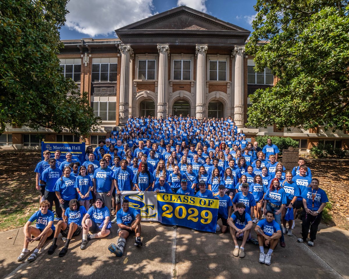 The <a href="/SE1909/">Southeastern Oklahoma State University</a> Class of 2029. Welcome Home. Your journey starts now.