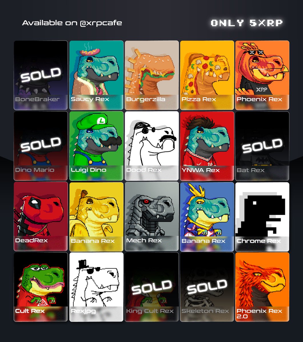GM XRP FAM ☀️

20 Dino Ripple minted 🦖
5 claimed by brave tamers ⚔️
15 still waiting to be captured 👀

Don’t miss your chance 
only 5 $XRP on <a href="/xrpcafe/">xrp.cafe ☕</a>! 🚀

🔗 xrp.cafe/collection/din…