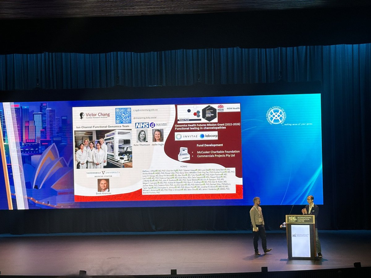 🔬 Functional assays for channelopathies 🧬
Always fascinating!

<a href="/ChaiAnn_Ng/">Chai Ng</a> shared how functional assays can reclassify ion channel variants — with a workshop coming soon 🤩
Stay tuned!
#HGSA2025 #FunctionalGenomics