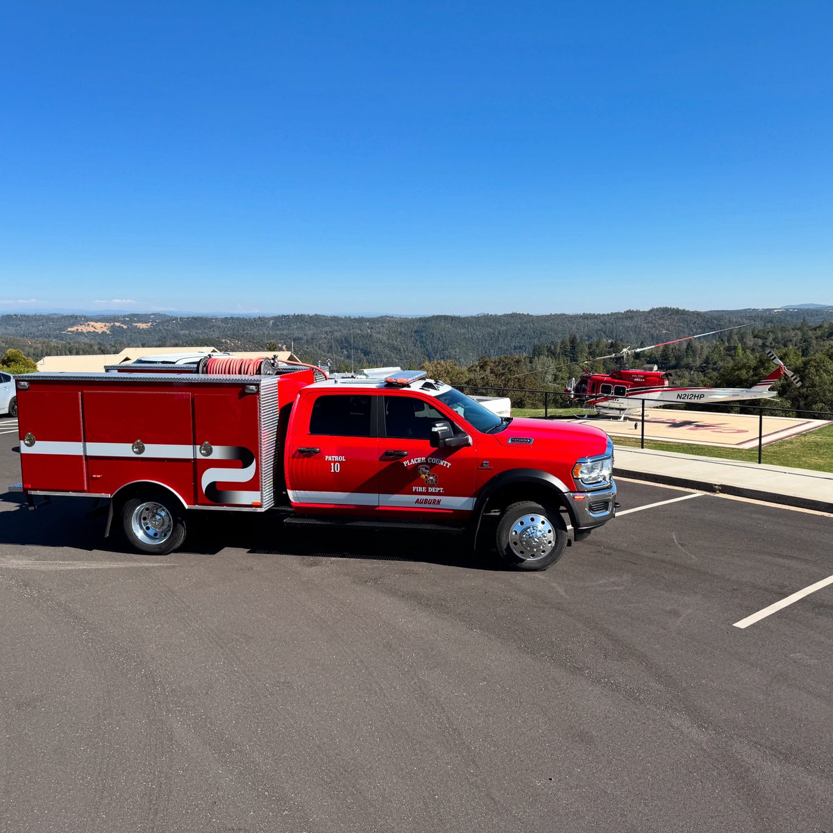 The Placer County Fire Department has introduced a new Type 6 Fire Engine to the fleet, callsign “Patrol 10” (PTL 10). This all-risk apparatus, intended to serve visitors at Hidden Falls Regional Park and the surrounding constituents of Placer County.