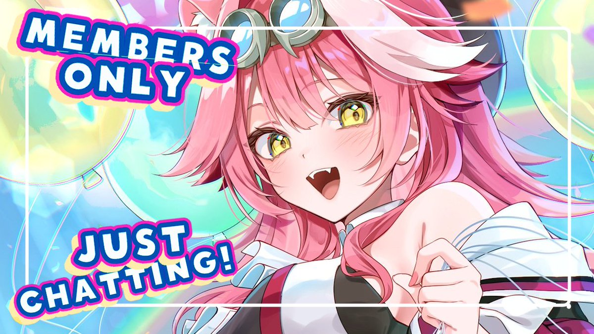 【MEMBERS ONLY】
3D JUSTICE COLLAB AFTERPARTY! 🎉

🐱youtube.com/live/uLMkU-xc1…
RRRAAAOOOOO

Starts in 1 hour! 🥳