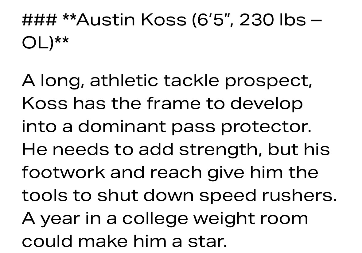 Blessed to be included in <a href="/LoganTillman/">Logan Tuley-Tillman</a>’s article about 2027’s on the rise. Still more work to be done.