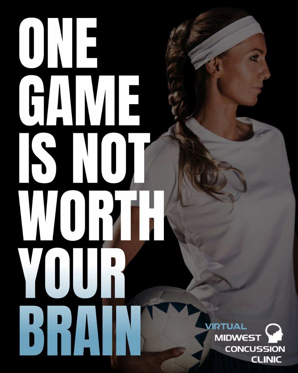 “One game is not worth your brain” 

Playing through a concussion isn’t tough. 

It isn’t macho. 

It isn’t ’sacrificing for the team.’

It’s dangerous. 

Playing a game. Getting one more rep can be the difference between being out for a few weeks vs. never playing again.