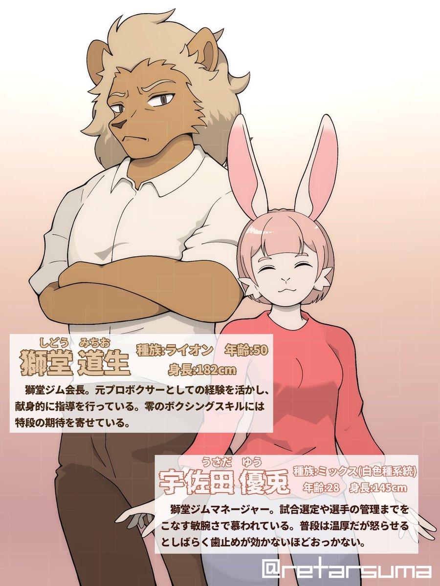 主要キャラの紹介です。