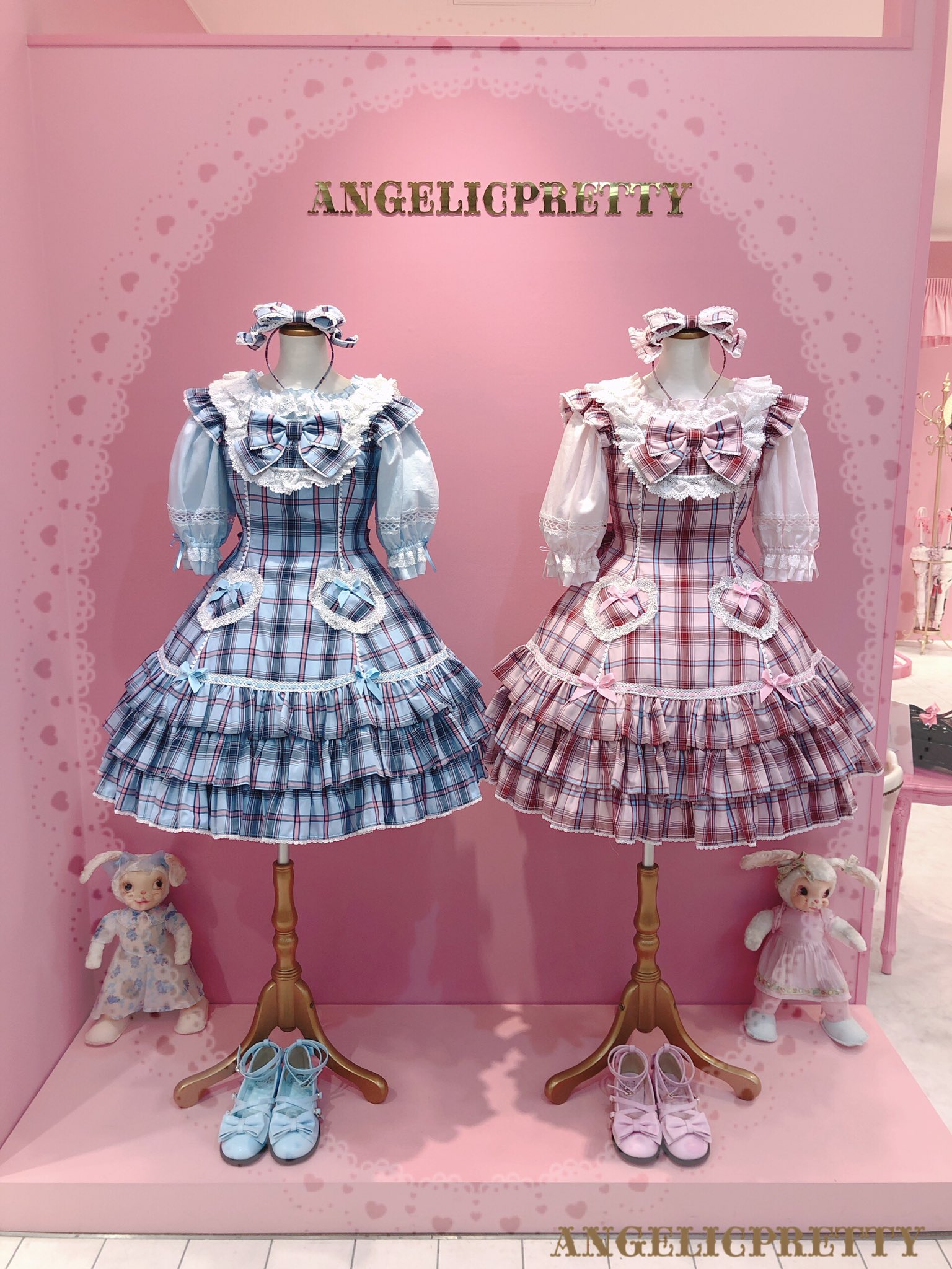 angelicpretty cute candy check ジャンパースカート Cute Candy Check JSK by Angelic Pretty