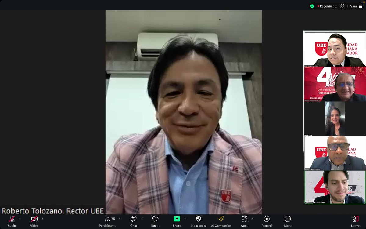 #NoticiasUBE | UBE dio la bienvenida a más de 516 nuevos estudiantes de pregrado en el inicio del ciclo académico

En una ceremonia cargada de entusiasmo, la Universidad Bolivariana del Ecuador (UBE) inauguró oficialmente el nuevo periodo académico para once carreras de pregrado: