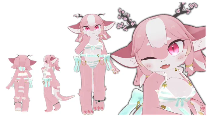 サクラシャララちゃん夏の水着新調 おいしょみ
