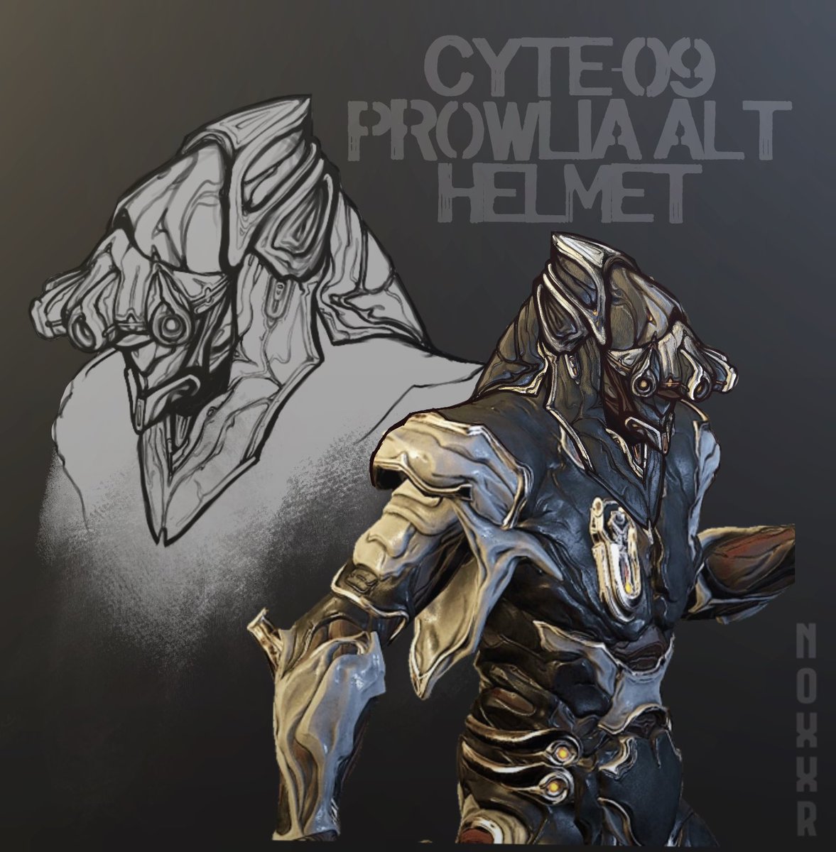 Cyte-09 Prowlia Alt Helmet Concept Art.

(Hearing Insurgency: Sandstorm and BF4 ost definitely helped making this.)

#tennocreate