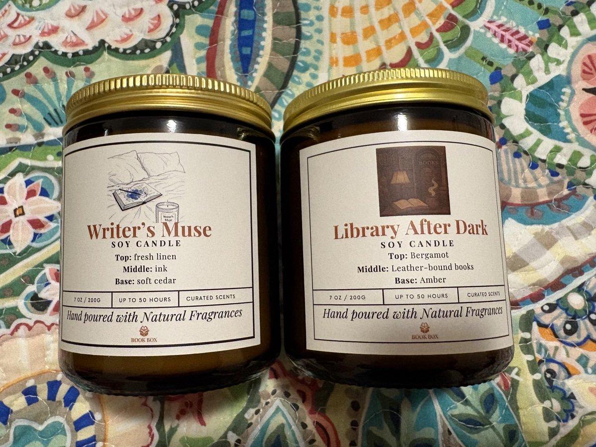 The Writer’s Muse one smells like heaven 📖✍️