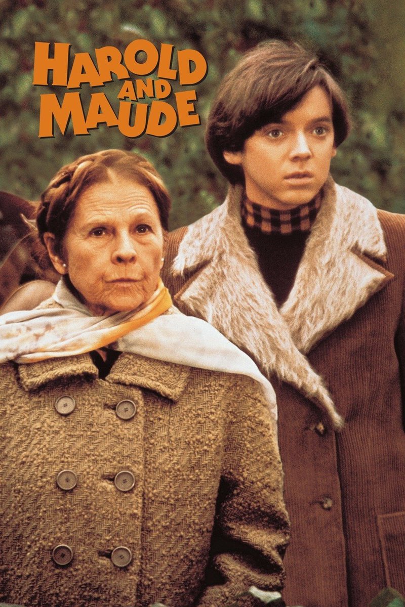 WritingLord560's tweet photo. @lhallwriter "Harold and Maude" - 1971, hilarious! philosophical, eccentric, brutal, charming, and with amazing 1970s scenery ❤️ https://t.co/sqOw7KmMTD