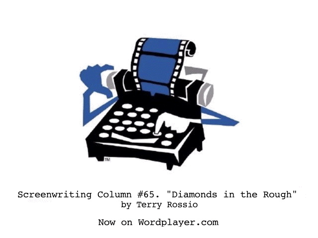 Wordplayercom's tweet photo. NEW #screenwriting column by Terry Rossio on https://t.co/SzLwccVATf! DIAMONDS IN THE ROUGH: "Unmade screenplays, still in play, and how does your work compare?" https://t.co/bJvwrzFj8L https://t.co/uhWMTKW7sb