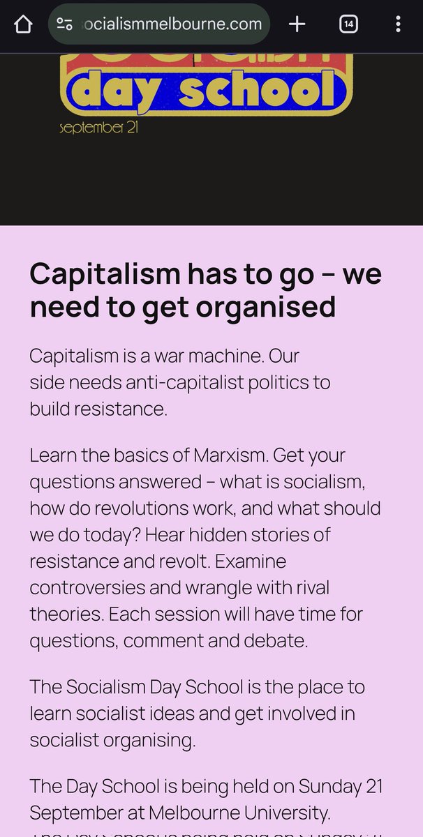 Why is <a href="/UniMelb/">University of Melbourne</a> hosting this shit? Explicit calls for revolution and violence