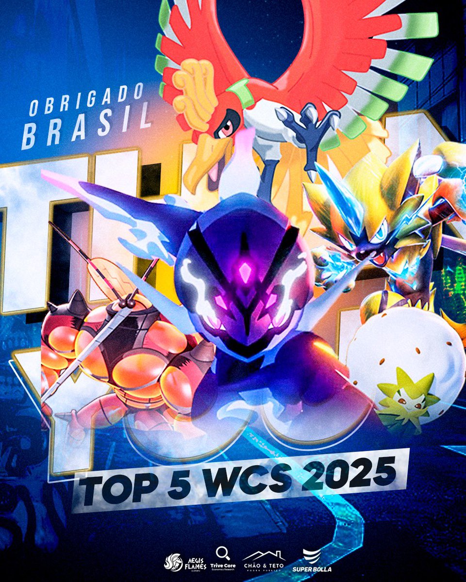 Aegis Flames (@aegisflames) on Twitter photo NOSSOS CAMPEÕES 🇧🇷 SÃO TOP 5 NO MUNDIAL da <a href="/UniteEsports/">Pokémon UNITE Championship Series</a> 🥳🎉
E a palavra que define é: ORGULHO! Que campanha espetacular e que ficará na HISTÓRIA dos mundiais. De time ignorado pelos gringos e que não passaria do primeiro dia, a time SENSAÇÃO da competição. 💪😤
Batemos em NOSSOS CAMPEÕES 🇧🇷 SÃO TOP 5 NO MUNDIAL da <a href="/UniteEsports/">Pokémon UNITE Championship Series</a> 🥳🎉
E a palavra que define é: ORGULHO! Que campanha espetacular e que ficará na HISTÓRIA dos mundiais. De time ignorado pelos gringos e que não passaria do primeiro dia, a time SENSAÇÃO da competição. 💪😤
Batemos em