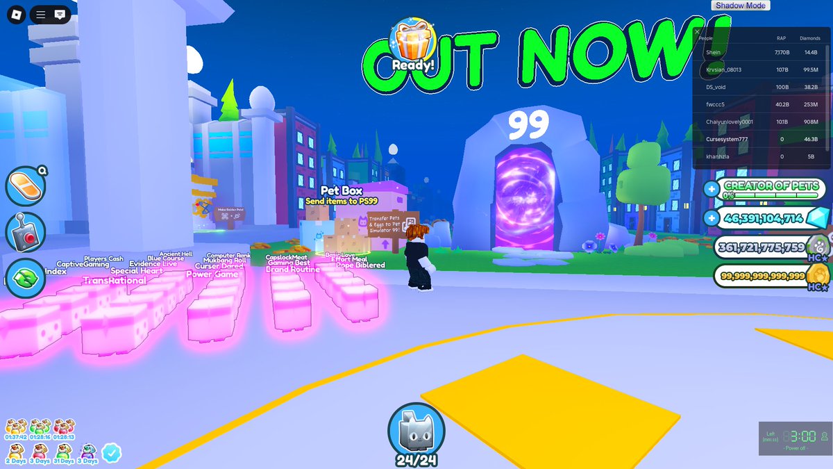 Famousganjha18's tweet image. #PEtsimulatorx 
@roblox 
@buildintogames 
@petsimulatorx