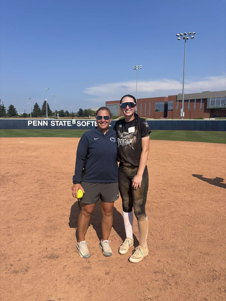 Whitney Davis (@whitneydavis_sb) on Twitter photo I had a blast in “Happy Valley “ with a few teammates at a Nittany Lion Softball camp today! Thank you Coaches for a great camp! WE ARE! 🦁
🥎💪☠️<a href="/Outlaws09Nat/">Ohio Outlaws 09 National Leggins</a> <a href="/theohiooutlaws/">Ohio Outlaws</a> <a href="/USASoftball/">USA Softball</a> <a href="/USASoftballWNT/">USA Softball Women's National Team 🇺🇸</a> <a href="/PennStateSB/">Penn State Softball</a> <a href="/coach_crowell/">Clarisa Crowell</a> <a href="/ABaggetta/">Adrianna Baggetta</a> <a href="/lexxx_20/">Alexis Gallagher (Bower)</a> <a href="/PrepSoftball/">Prep Softball 🥎</a> I had a blast in “Happy Valley “ with a few teammates at a Nittany Lion Softball camp today! Thank you Coaches for a great camp! WE ARE! 🦁
🥎💪☠️<a href="/Outlaws09Nat/">Ohio Outlaws 09 National Leggins</a> <a href="/theohiooutlaws/">Ohio Outlaws</a> <a href="/USASoftball/">USA Softball</a> <a href="/USASoftballWNT/">USA Softball Women's National Team 🇺🇸</a> <a href="/PennStateSB/">Penn State Softball</a> <a href="/coach_crowell/">Clarisa Crowell</a> <a href="/ABaggetta/">Adrianna Baggetta</a> <a href="/lexxx_20/">Alexis Gallagher (Bower)</a> <a href="/PrepSoftball/">Prep Softball 🥎</a>