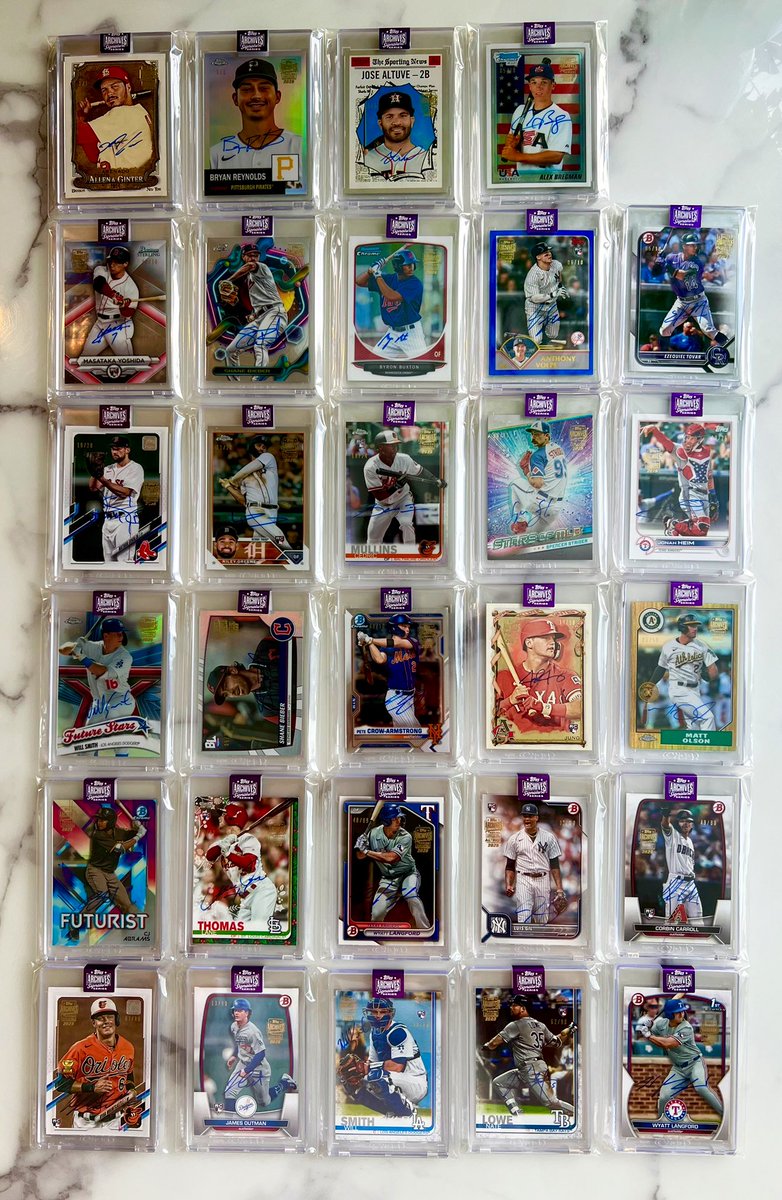2025 Topps Archives Signature Series Baseball 29枚集合写真✨