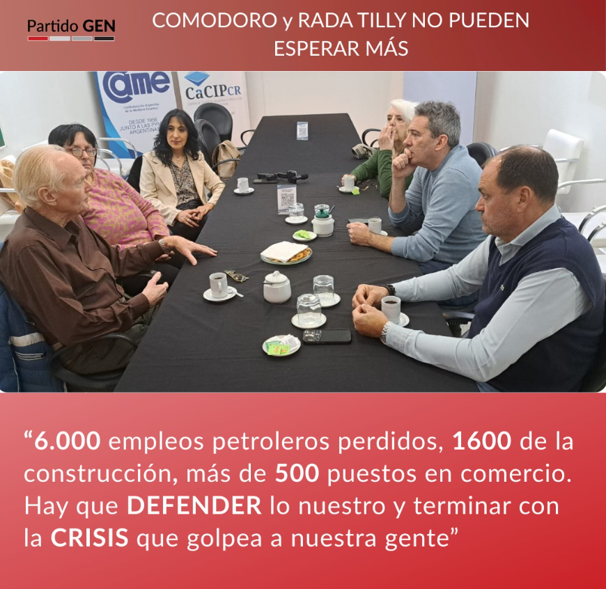 Junto a Oscar Petersen, como candidatos a diputados nacionales,  nos reunimos con la Cámara de Comercio e Industria de Comodoro Rivadavia y Rada Tilly . Creemos que el diálogo con el sector productivo es fundamental para entender sus necesidades y trabajar en soluciones concretas