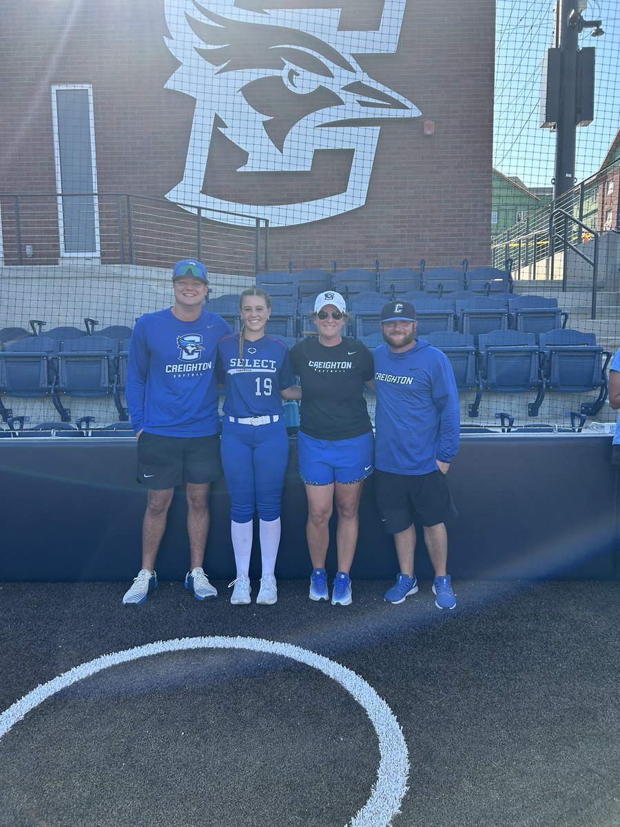 Thank you <a href="/BluejaySoftball/">Creighton Softball</a> and coaches for running a great camp today! Learned so much not only on the field but also about the mental side of the game. Can’t wait to go back! 

<a href="/CoachKristaWood/">Krista Wood</a> 
<a href="/GarrettFurnal/">Coach G.</a>  
<a href="/coachcolomb/">Chance Colomb</a> 
<a href="/KjirstynNicole/">Kjirstyn</a> 
<a href="/Select16Zagozda/">Select FP 16's Zagozda</a> 
<a href="/ejonesrockchalk/">Eric Jones - Select Fastpitch</a>
