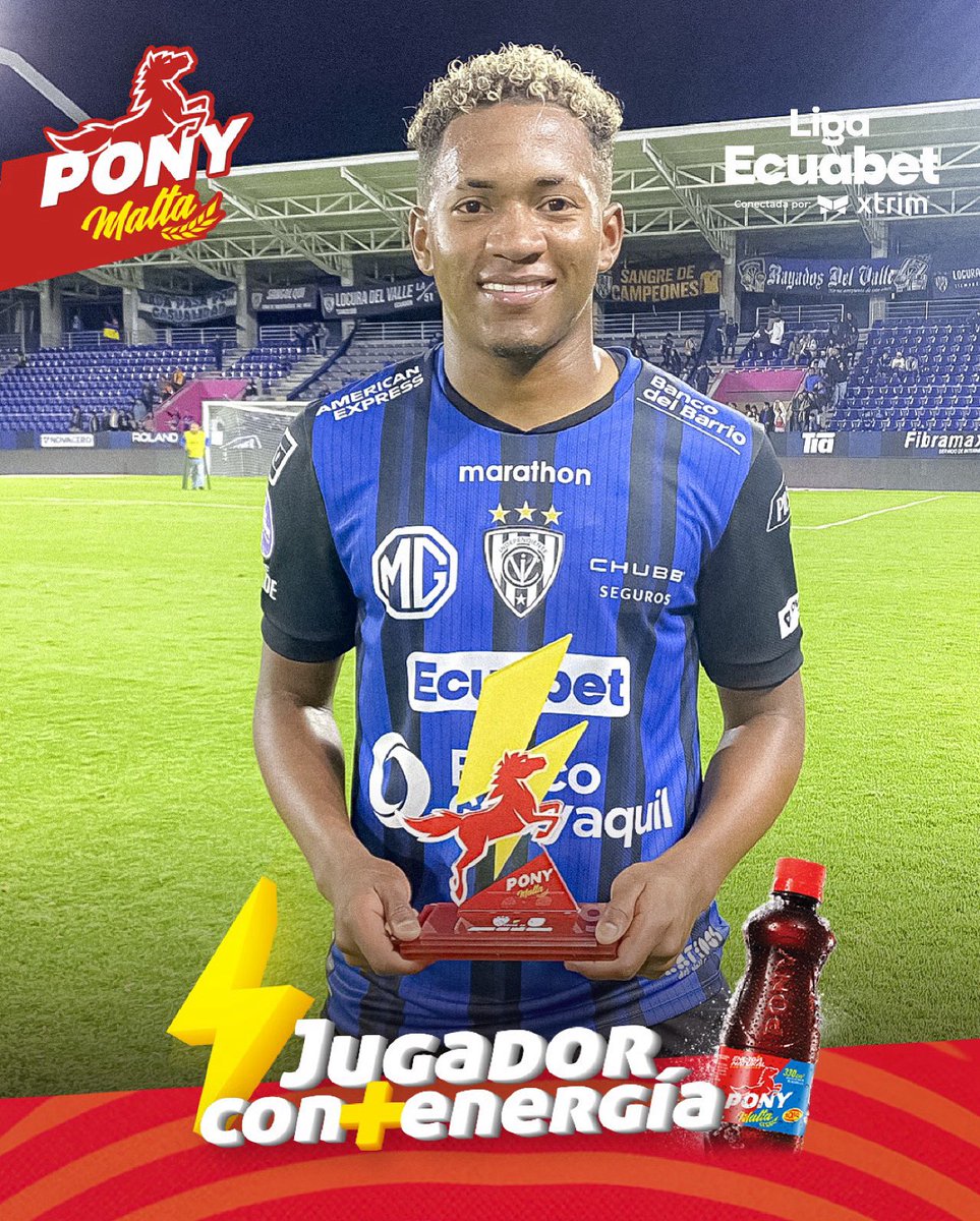 LigaEcuabetec's tweet image. 🥇Emerson Pata de @IDV_EC fue elegido como el jugador con más energía @ponymaltaec 🔥

#LigaEcuabetConectadaPorXtrim #PonyMalta 🇪🇨💯