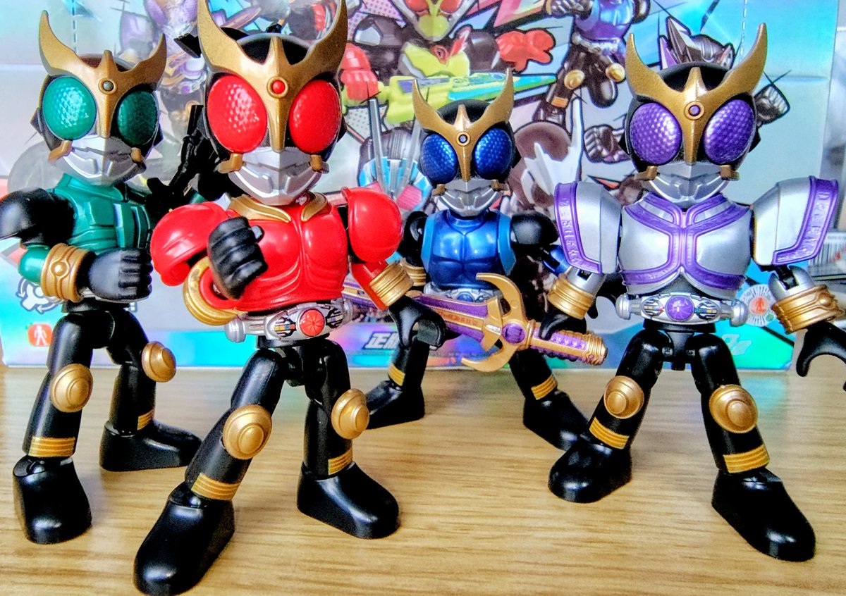 Blokees 仮面ライダー星光版第1弾と第4弾でクウガの初期4フォームが
