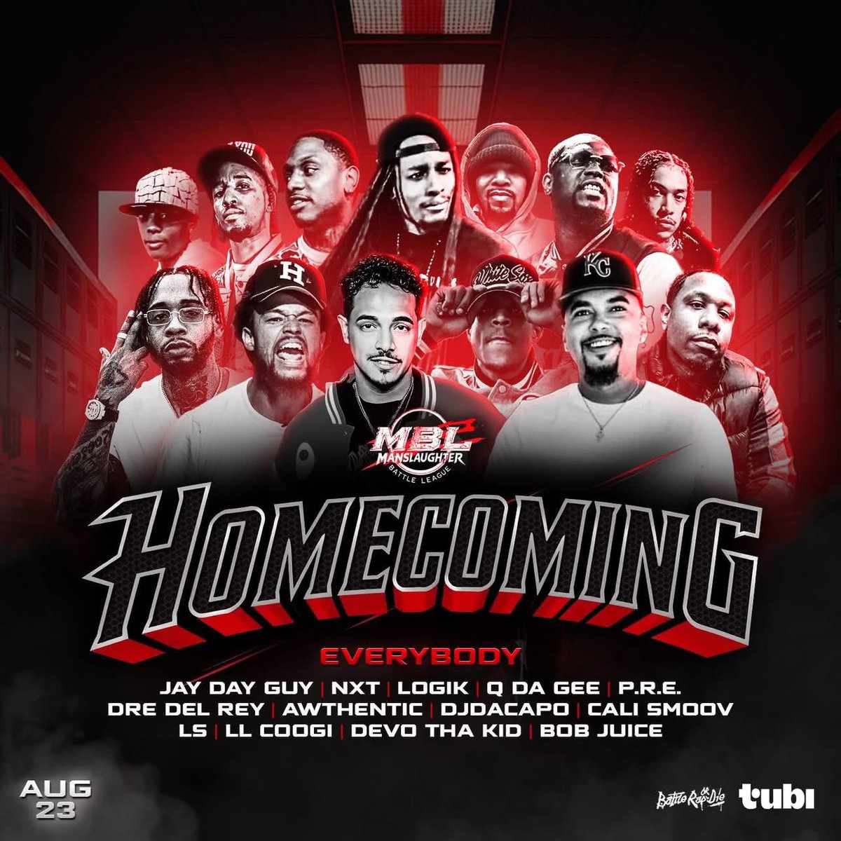 🚨 Detroit! It’s going down Aug 23rd ‼️
Manslaughter Battle League: HOMECOMING 🎤🔥

The battles will be LEGENDARY… don’t wait til it’s too late. 🎟️ Get your tickets NOW on Eventbrite!

👉 [eventbrite.com/e/159807335341…]

#BattleRap #MSLBL #Homecomin